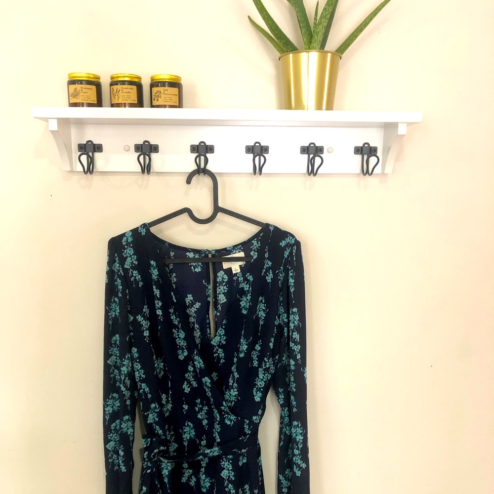 Floral Print Wrap Dress